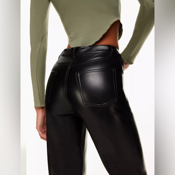 SOLD Aritzia melina leather pants - Picture 3 of 5